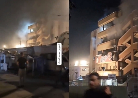 Israel bombardeia hospital no sul da Faixa de Gaza