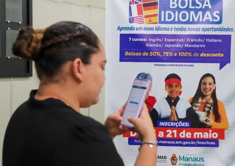 Manaus abre inscrições para o Programa Bolsa Idiomas nesta quinta-feira