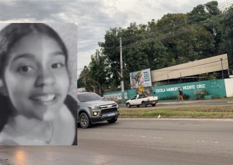 Estudante atropelada na frente da escola morre em Manaus