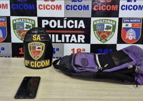 Suspeito furta celulares no ônibus 448, soca adolescente e acaba preso na Cidade Nova