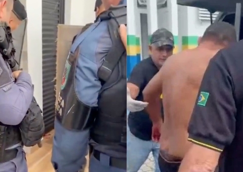 Veja a prisão do homem que ameaçou se matar na frente da mãe na Ponta Negra
