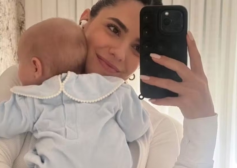 Jade Magalhães celebra 5 meses de Serena, sua filha com Luan Santana