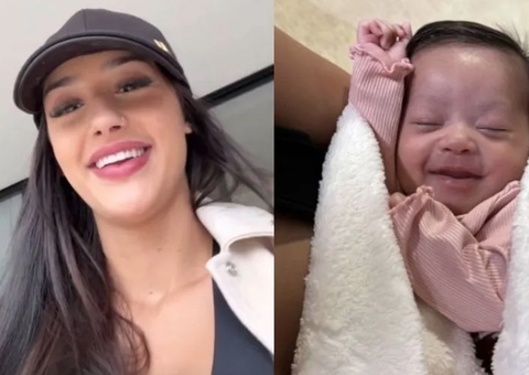 Filha de Bia Miranda recebe alta após um mês internada