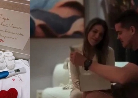 David Almeida anuncia primeiro filho com Izabelle Fontenelle