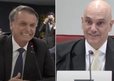 Bolsonaro brinca com Moraes e o convida para ser vice em 2026; vídeo