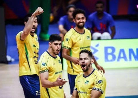 3 x 0: Brasil vence o Irã na estreia da Liga das Nações masculina