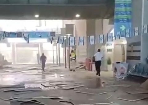 Vídeos: Irã bombardeia hospital em Israel e deixa mais de 40 feridos