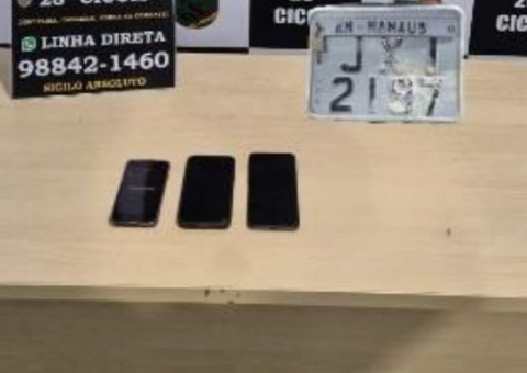 Dupla é presa após roubar motociclista de app no Colônia Antônio Aleixo