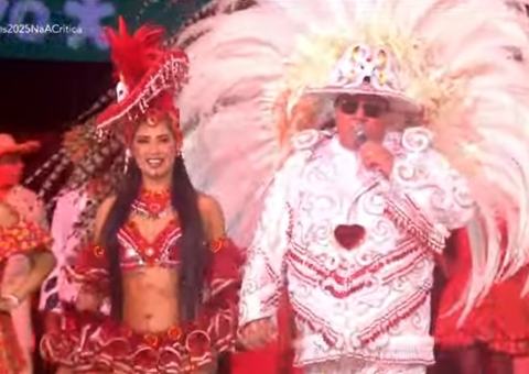 Boi Garantido encerra última noite do Festival de Parintins