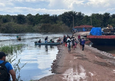DNIT bloqueia acesso à balsa em trecho da BR-319 para manutenção