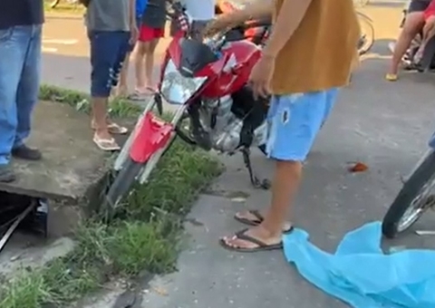 Motocicleta na contramão causa acidente com dois feridos em Itacoatiara