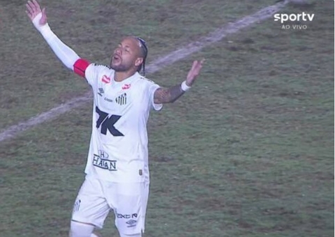 Santos vence amistoso em noite inspirada de Neymar; invasões forçam fim