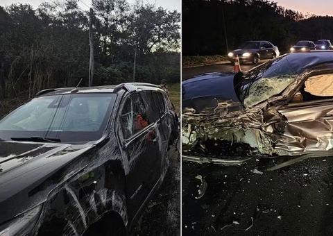 Fabiano, da dupla com César Menotti, capota carro em Juiz de Fora