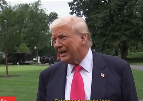 ‘Queremos dinheiro nos EUA’, diz Trump sobre tarifa de 50% no Brasil