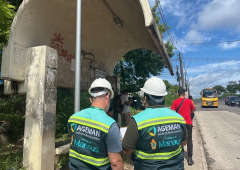 Nova iluminação em pontos de ônibus de Manaus reforça segurança e é fiscalizada pela Ageman