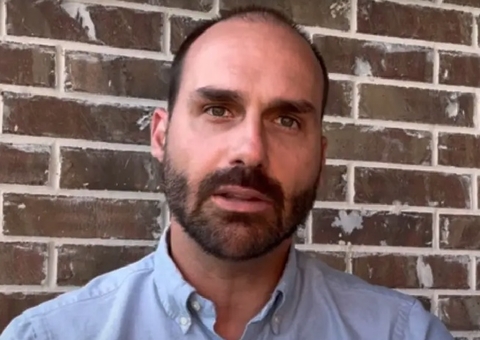 'Não será a única novidade', diz Eduardo após apoio de Trump a Bolsonaro