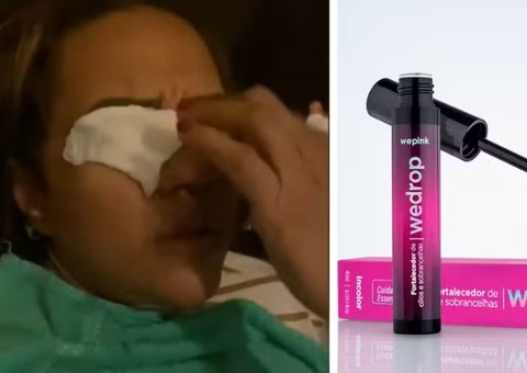 Clientes denunciam produto de Virgínia após sofrerem queimaduras nos olhos