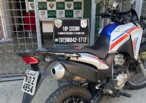 Foragido é recapturado enquanto 'passeava' de moto na Av. Max Teixeira