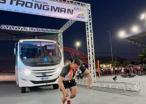 Strongman abre programação esportiva dos 93 anos de Coari 
