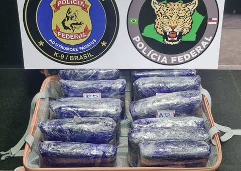 Passageira é presa com 13,7 kg de maconha no Aeroporto de Manaus