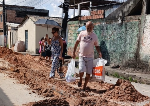 Exclusivo: Imagens revelam transtornos causados por obras da Águas de Manaus