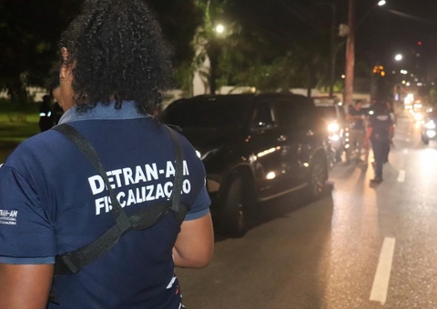 Motociclista é preso após tentativa de fuga em operação do Detran-AM