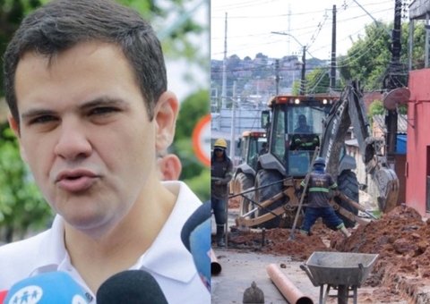 Vice-prefeito denuncia Águas de Manaus por destruir asfaltos recém-recuperados: "É justo?"