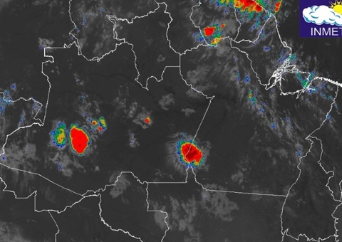 Interior do Amazonas recebe alerta de chuvas intensas