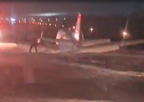 Avião que pousou em Manaus declarou emergência após falha no trem de pouso