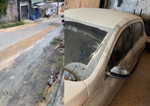 Buracos, lama e poeira: Águas de Manaus acumula reclamações por obras mal feitas