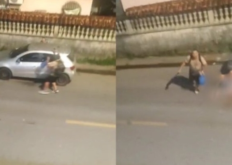 Policial Militar tenta matar ex-namorada a tiros no Nova Cidade; veja vídeo