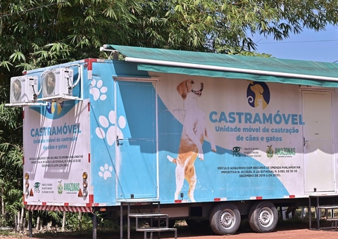 Castramóvel estará no bairro Novo Aleixo para castração gratuita de cães e gatos