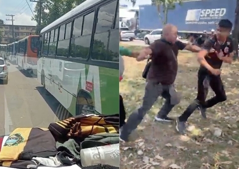 Vídeos mostram confusão e filas de ônibus em Manaus após paralisação de rodoviários