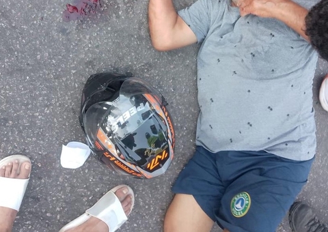 Idoso é atropelado em faixa de pedestres na Compensa