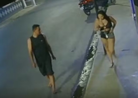 Vídeo mostra garota de programa com cliente antes de ser morta por ele em MG