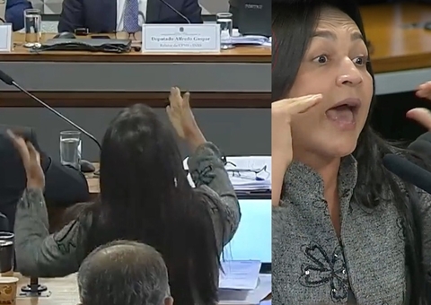 Senadora bate boca com relator da CPMI do INSS durante sessão: "Tigrão pra cima de mim?"