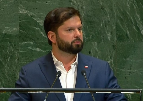 'Quero ver Netanyahu em um tribunal', diz Boric na ONU