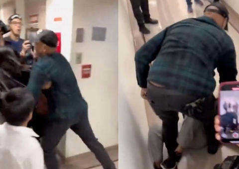 Agente de imigração dos EUA agride mulher na frente dos filhos; veja vídeo