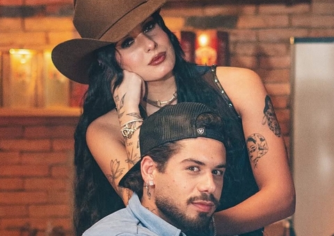 De pertinho! Zé Felipe acompanha show de Ana Castela em Jaguariúna