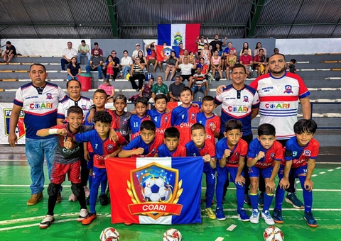 Coari domina rodada em Manaus e segue forte no Campeonato Amazonense Sub-9 de Futsal