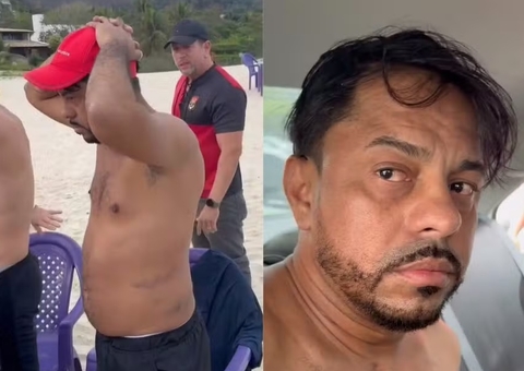 Veja momento em que chefe do CV é preso enquanto se bronzeava em praia no RJ 