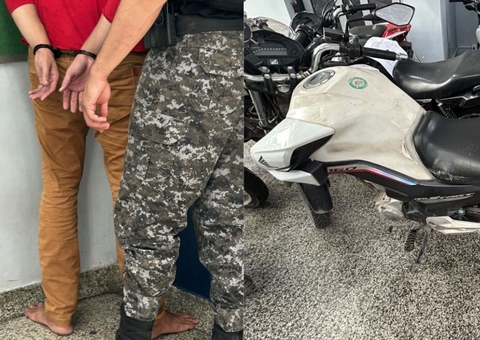 Homem tenta roubar moto de PM e é preso em flagrante em Manaus; vídeo
