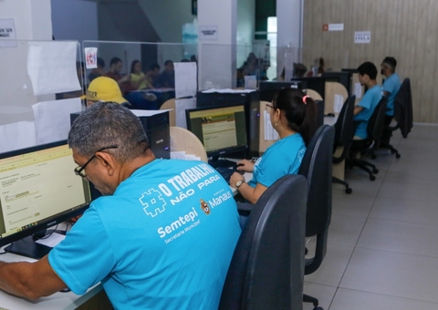 Mais de 300 vagas de emprego estão disponíveis no Sine Manaus; confira