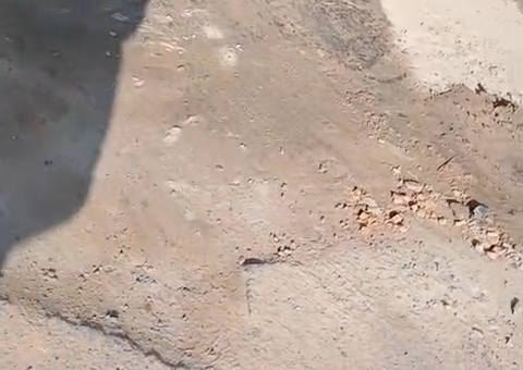 Obra mal feita da Águas de Manaus causa indignação de moradores na Cidade de Deus