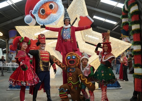 Manaus terá árvore de 30 metros e programação especial de Natal no Largo de São Sebastião