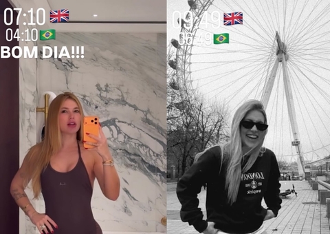 Após "sumir" por 24 horas, Virginia aparece em Londres para apoiar Vini Jr. em jogo 