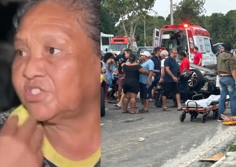 "Podem até querer me matar, mas tavam fazendo racha", diz idosa que viu acidente na Av. do Turismo