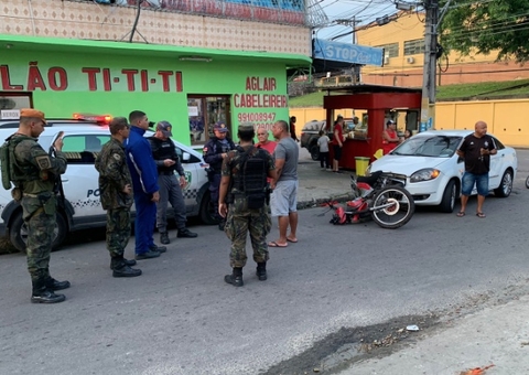 Vídeo mostra momento após acidente que deixa militar da Aeronáutica ferido em Manaus
