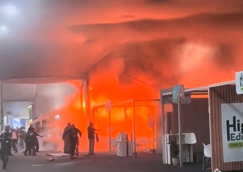 Governador do Pará aponta falha elétrica como possível causa de incêndio na COP30