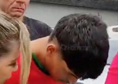 Vídeo mostra prisão de suspeito por assassinato no Shopping Ponta Negra; veja